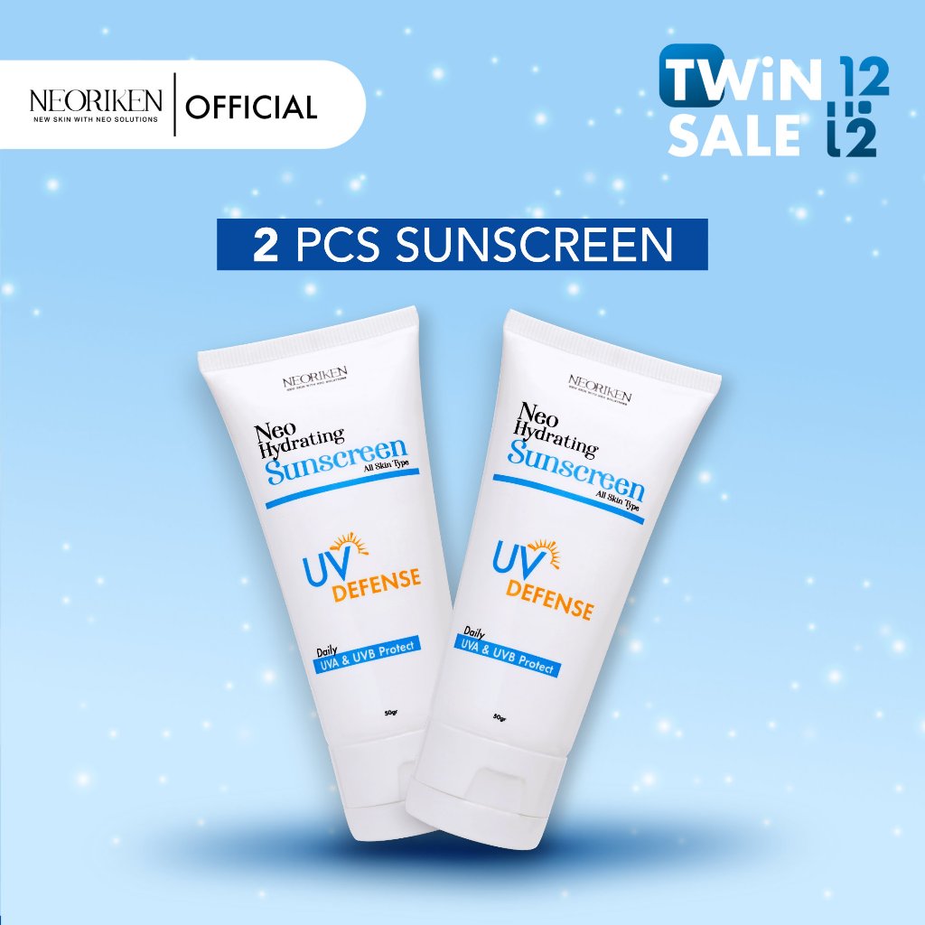Jual Neoriken 2PCS Neo Hydarting Sunscreen SPF 50 PA++++ 50gr | Shopee ...