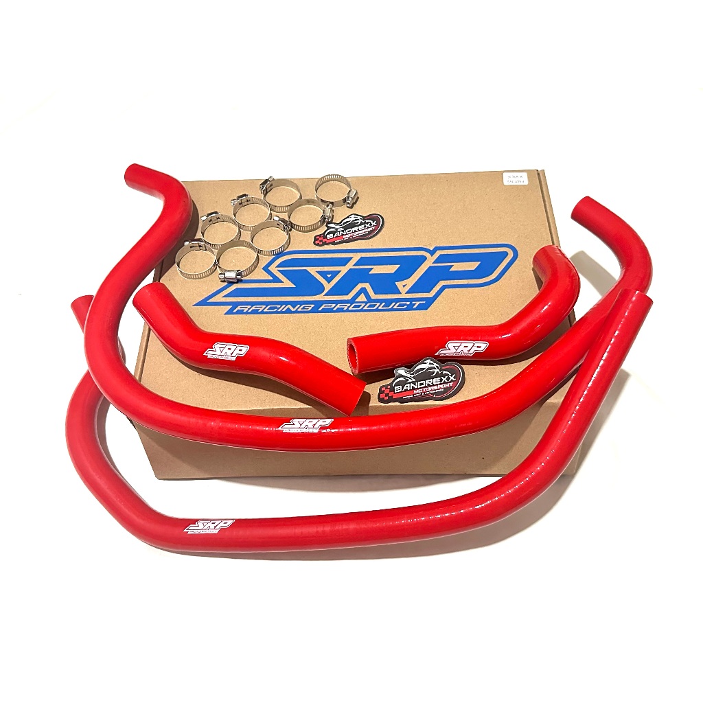 Jual Radiator Hose/Selang Radiator SRP Red For Yamaha Xmax-Xmax ...