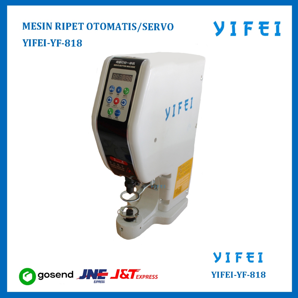 Jual MESIN RIPET OTOMATIS/SERVO SNAP BUTTON MACHINE YIFEI-YF-818 ...