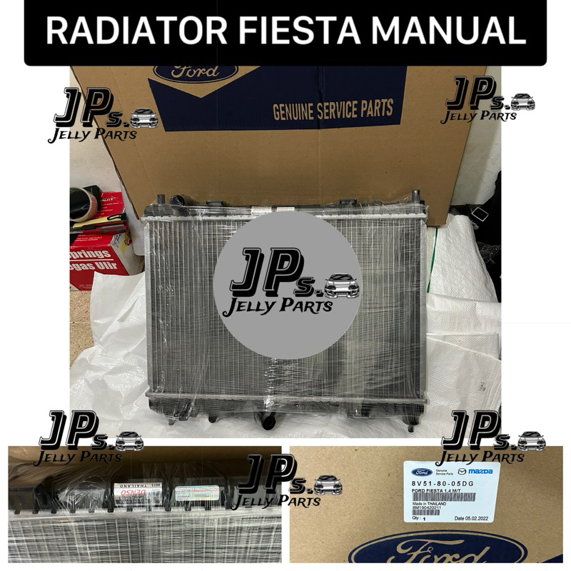 Jual RADIATOR ASSY FIESTA MANUAL ASLI ORIGINAL DENSO THAILAND | Shopee ...