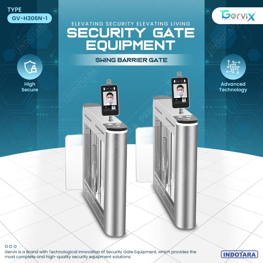 Jual Swing Barrier Gate Gerbang Masuk Kantor Otomatis Dengan Sistem ...
