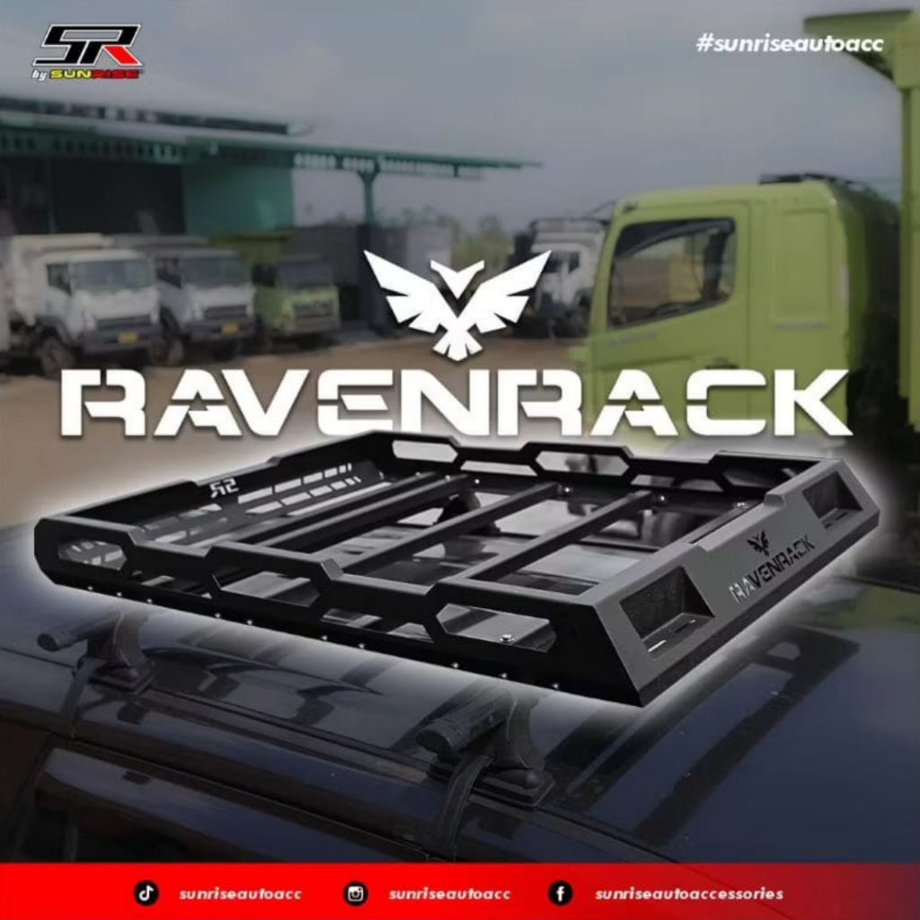 Jual PAKET BUNDLING RACK RAVEN+KAKI Paket Rak Mobil Universal Rak Mobil ...