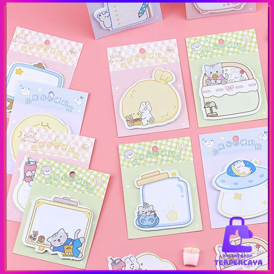 Jual OST Sticky Note Karakter Kartun Lucu Isi 20 Lembar Tempelan Kertas ...