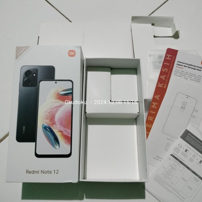 Jual Dus Box Xiaomi Redmi Note 12 Original Copotan | Shopee Indonesia