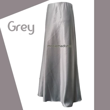 Rok Satin Silk Skirt Panjang Flowy Premium Banyak Warna Simple Elegan Bisa Custom Ukuran Besar