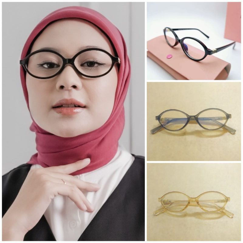 Jual kacamata Miu Miu bisa buat minus, normal dan slinder frame 55029 ...