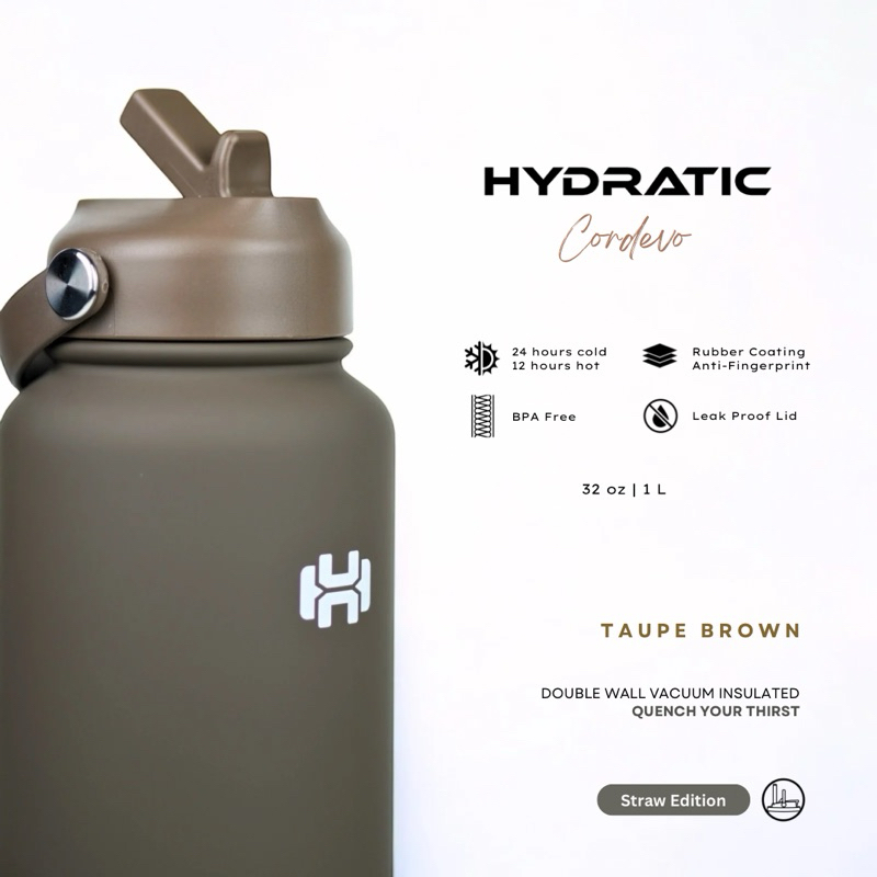 Jual BOTOL MINUM TUMBLER HYDRATIC CORDEVO 32oz / 1L - Tahan Panas ...