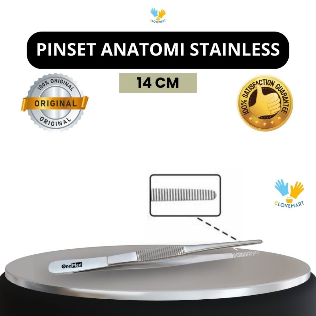 Jual Pinset Anatomi Stainless steel / Pinset Stainless Steel / Pinset ...