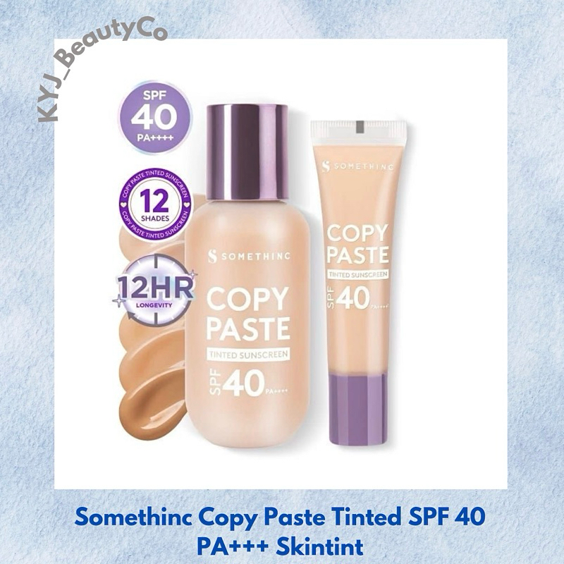 Jual [BPOM] 100% SOMETHINC Copy Paste Tinted Viral Sunscreen SPF 40 ...