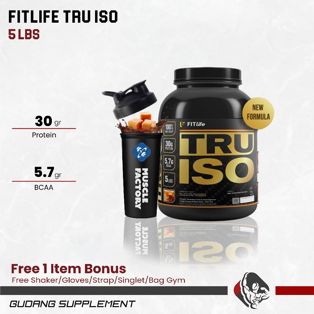 Jual Fitlife TRUISO 5 Lbs Whey Protein isolate Wpro Iso True Iso ...