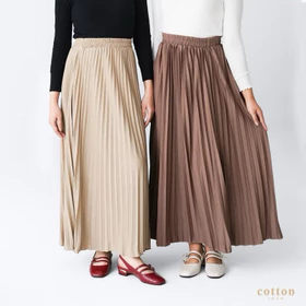 Rok Plisket Panjang Mayung Bahan Hyget Premium Ready 27 Warna Part1