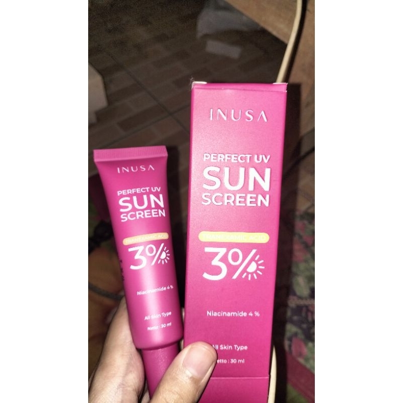 Jual Inusa Perfect UV Sunscreen 3% Niacinamide 4% (BUKAN PRELO ...
