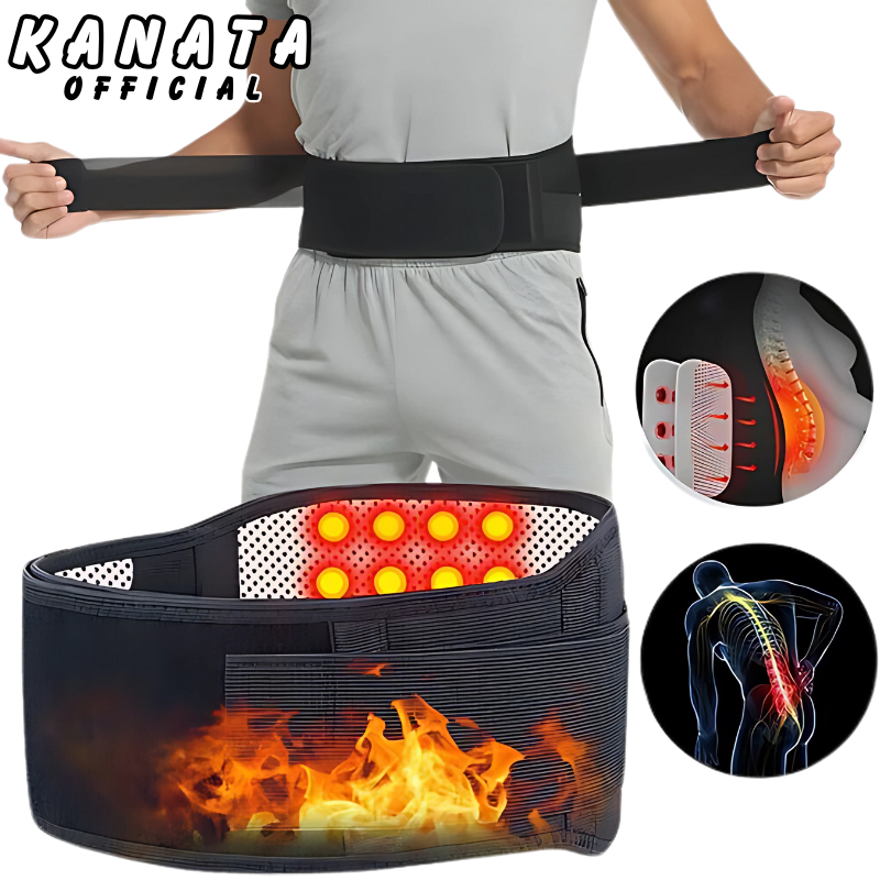 Jual KANATA Sabuk Terapi Saraf Kejepit Korset Terapi Pinggang Magnetik ...