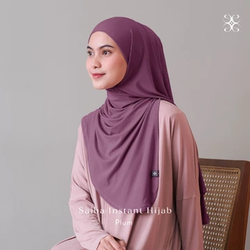 Eltahj – Saiba Instant Oval Tali Hijab Instant Oval Kerudung Jilbab Soft Wanita Jersey