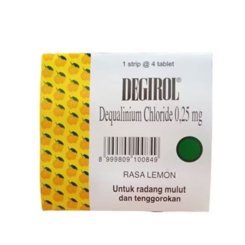 Jual Degirol rasa lemon | 1 strip (4tab) | Shopee Indonesia