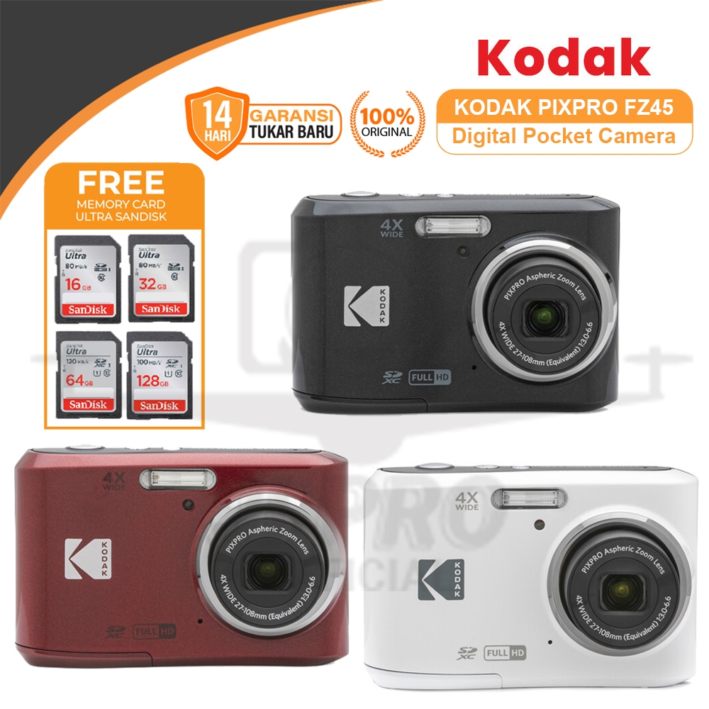Jual KODAK PIXPRO FZ45 Digital Camera / Kamera Pocket FZ 45 Garansi ...