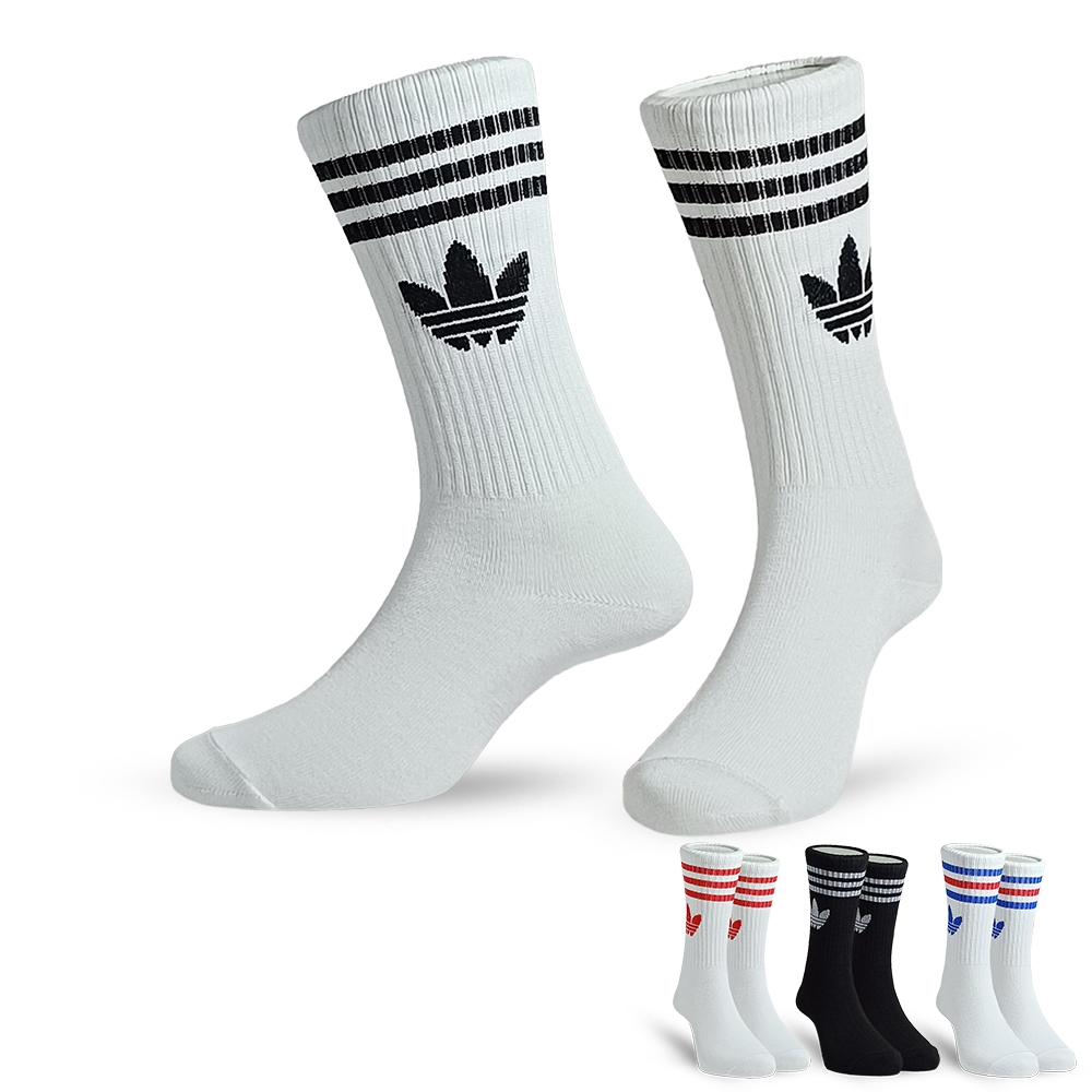 Kaos Kaki Oldschool Setengah Betis Skena Socks Kaus Kaki Motif Adidas Skate  Streetwear Pria Wanita