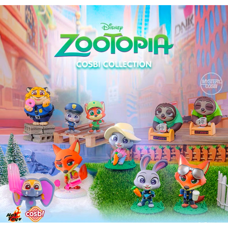 Jual 1 SET SEGEL Disney Zootopia Cosbi Collection Figure Figurine Judy ...