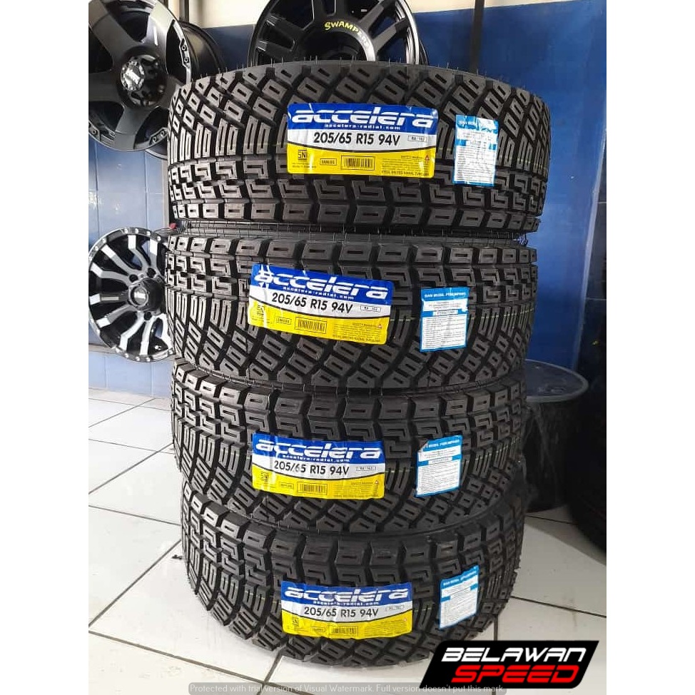 Jual BAN MOBIL TUBLES TIPE RALLY MERK ACCELERA RA162 rally UKURAN 205 ...