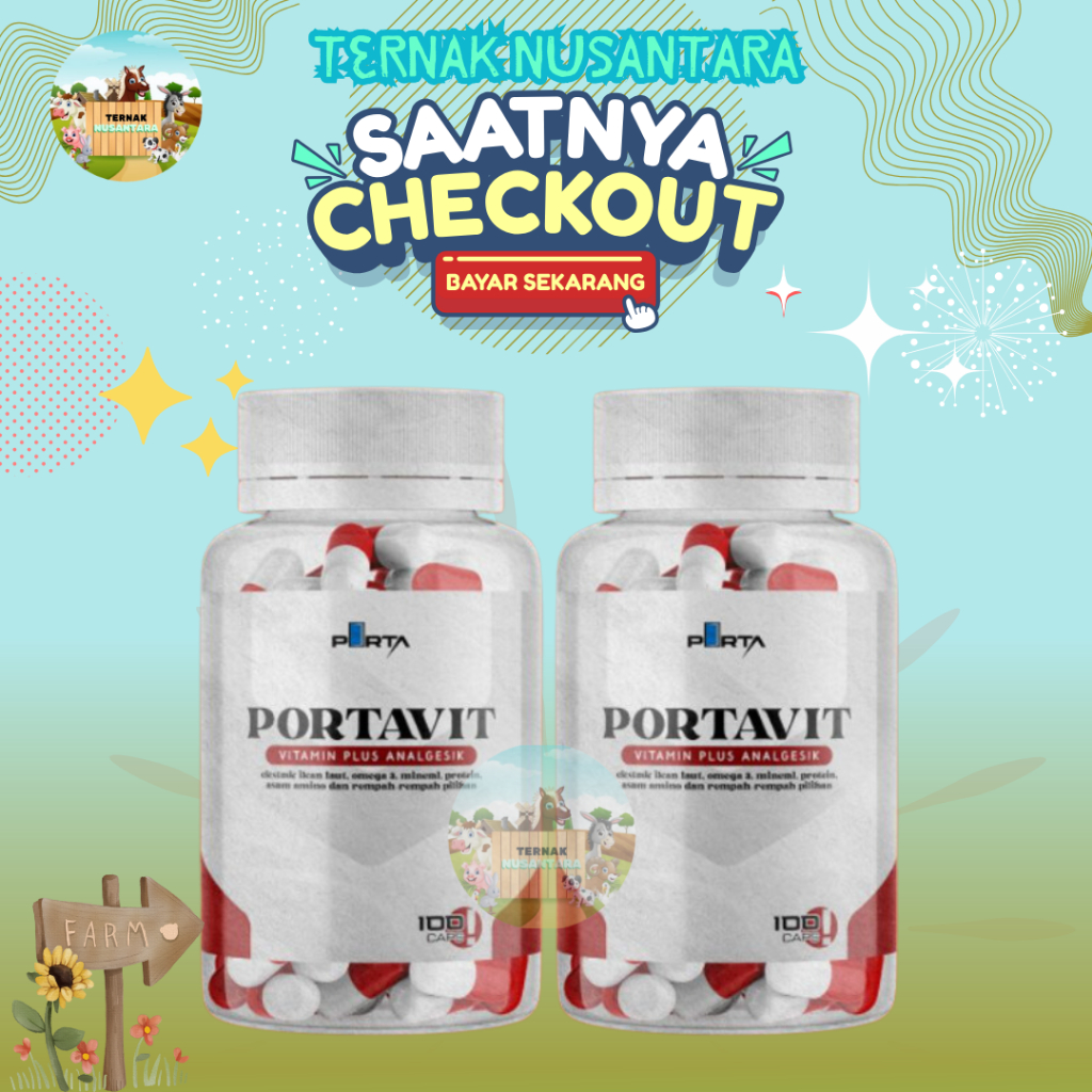 Jual PORTAVIT - vitamin ayam dosis tinggi untuk ayam sakit semua jenis ...