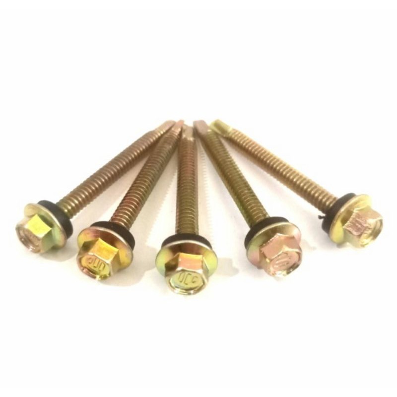 Jual Baut Roofing / Baut Atap 7cm - Isi 25pcs,50pcs,75pcs,100pcs ...