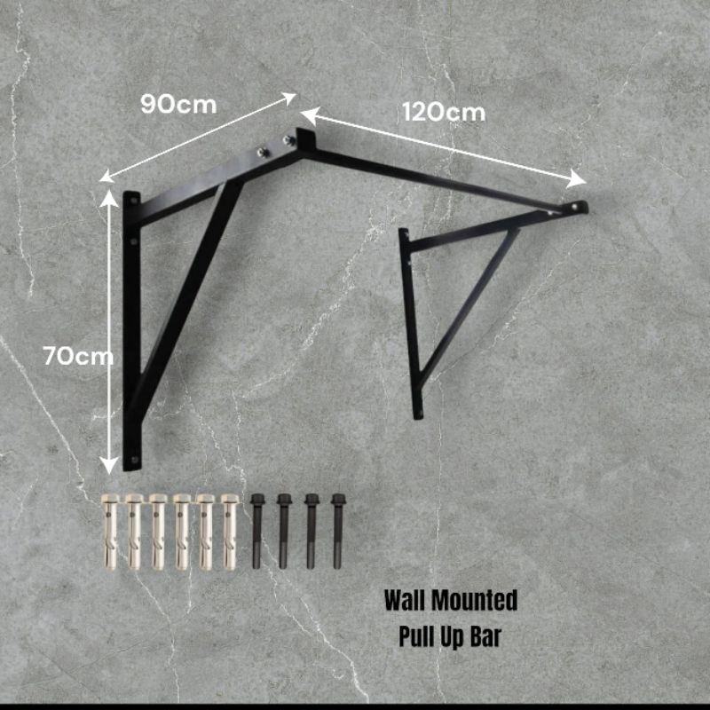 Wall Mounted Pull Up Bar Muscle Up For Home Gym Calisthenic - Main Image