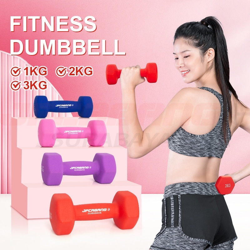 Jual jfcabangsurabaya Dumbell 1Kg /3KG Barbel Mini / Barbel Wanita ...