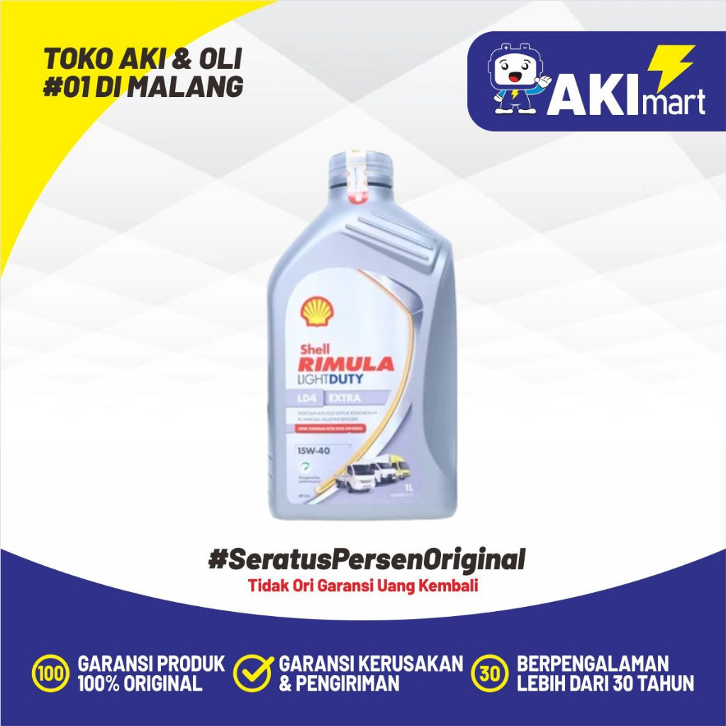 Jual Shell Rimula LD4 Extra 15W40 1 Liter | Shopee Indonesia