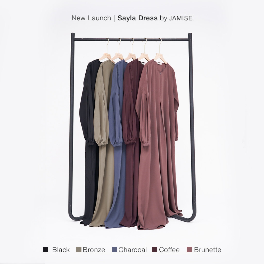 Jual JAMISE SYARI - Sayla Dress Gamis Wanita Muslimah Syari by Jamise ...