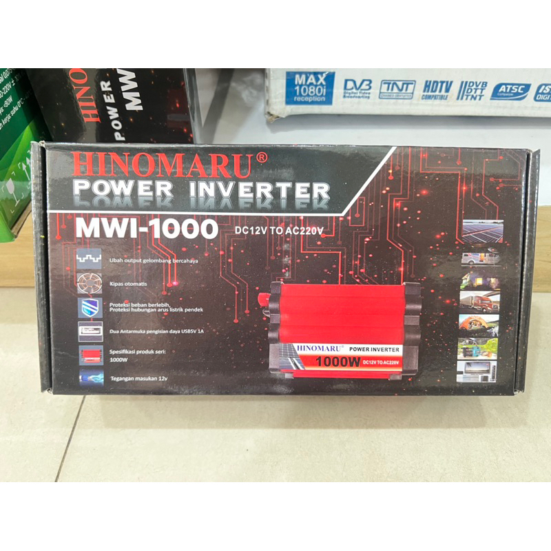 Jual Power Inverter Hinomaru MWI-350w 500W 1000w 1500w 2000w 3000w ...