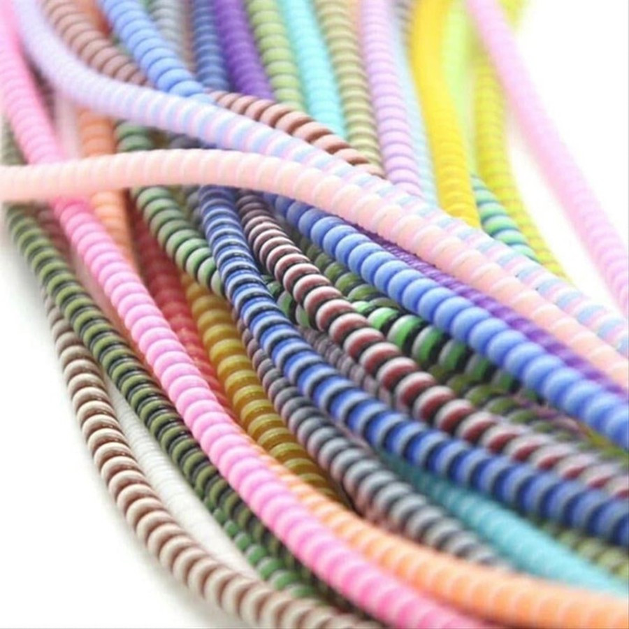 Jual Kabel Cover Besar 3 Warna Pelindung Kabel Spiral Headset Charger ...