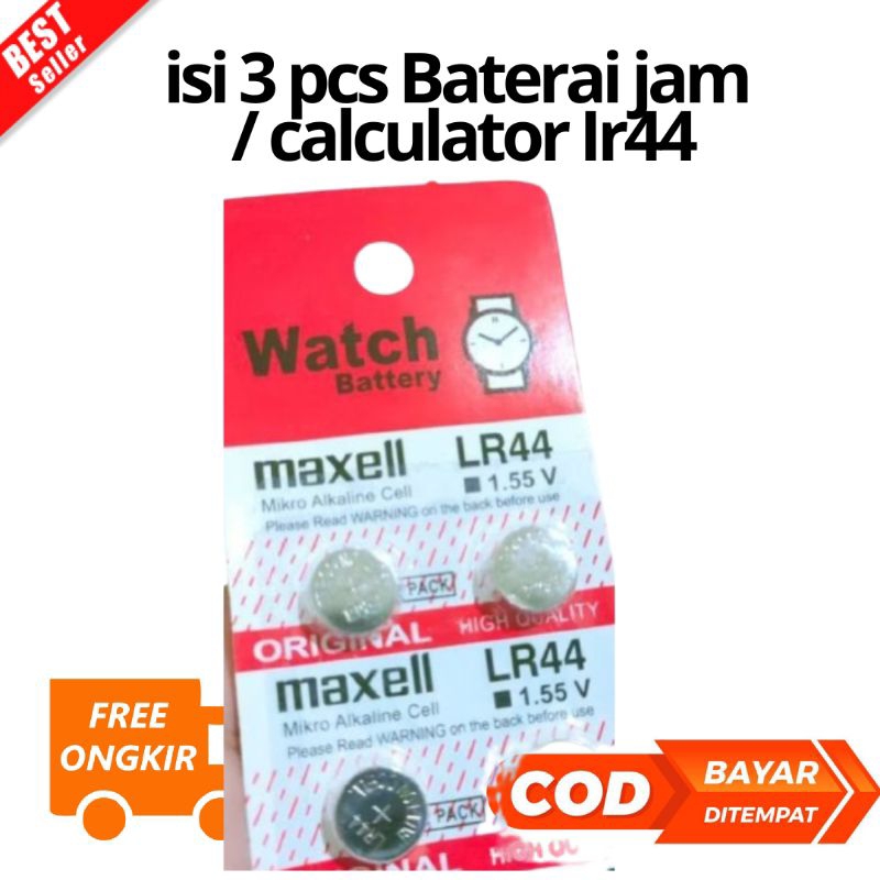 Jual [JIB] BAYAR DI TEMPAT isi 3 pcs BATERAI KANCING Baterai jam ...