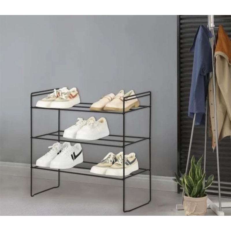 Jual Ace Stora Rak Sepatu Bahan Besi 3 Tingkat 64x25,5x59 Cm | Shopee ...