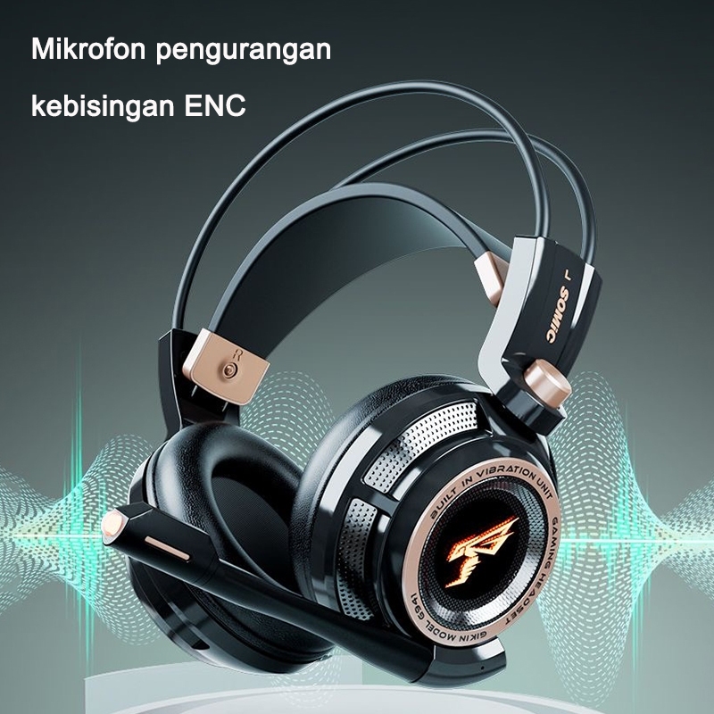 Jual Headset Wired Gaming Somic G941 Dengan Mikrofon Peredam Bising ...