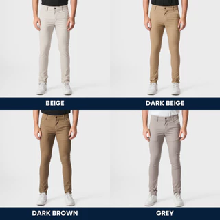 Emba Denim - Trosic Celana Chinos Pria Slim Fit Stretch