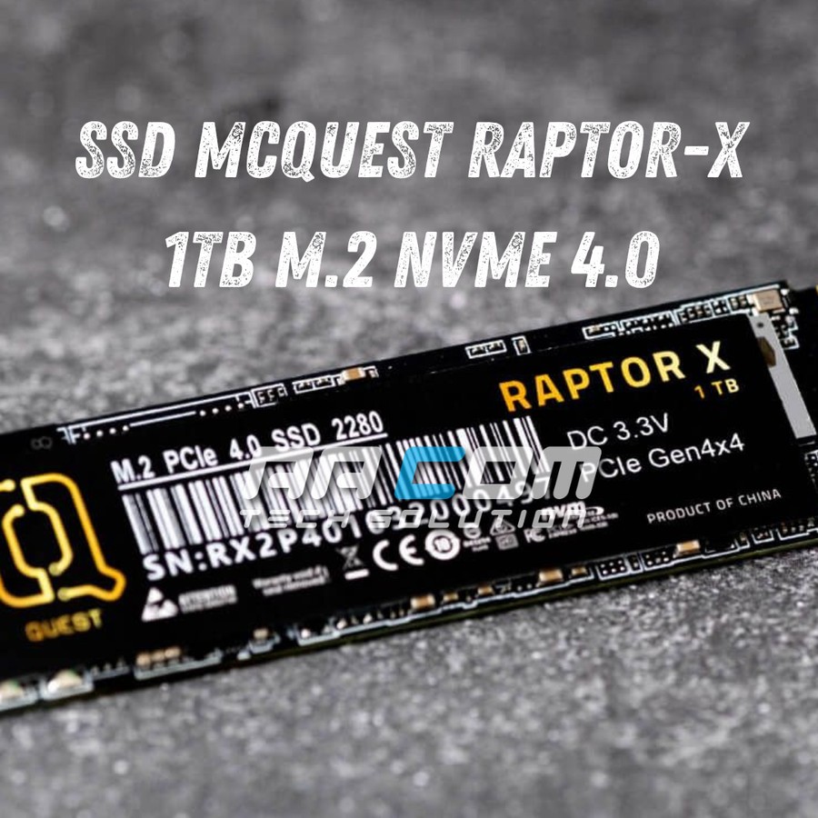 Jual McQuest Raptor X SSD M.2 Pcie NVMe Gen4 1TB - SSD M2 1TB | Shopee ...
