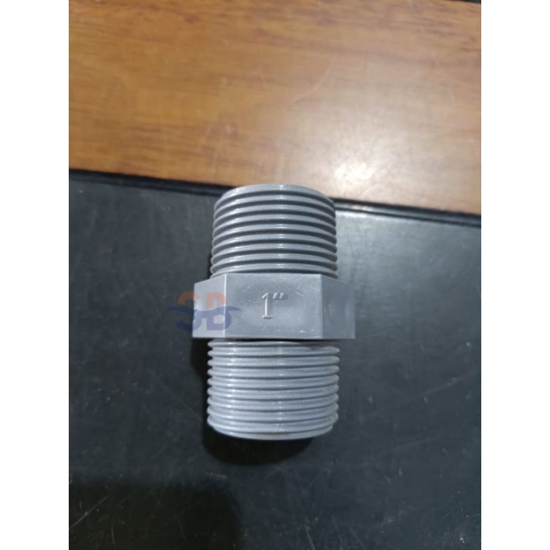 Jual Double Drat / Double Neple PVC 1/2 inch, 3/4 inch, 1 inch AW POWER ...