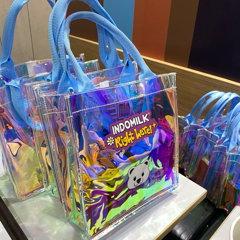 Jual [READY STOCK] Tas PVC Indomilk + Susu Seventeen | Shopee Indonesia