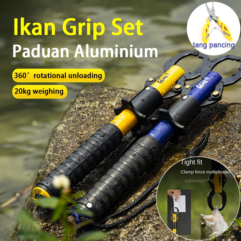 Jual [ready stock] Ikan Grip Set Plier Penjepit Bibir Ikan Tang Mancing ...