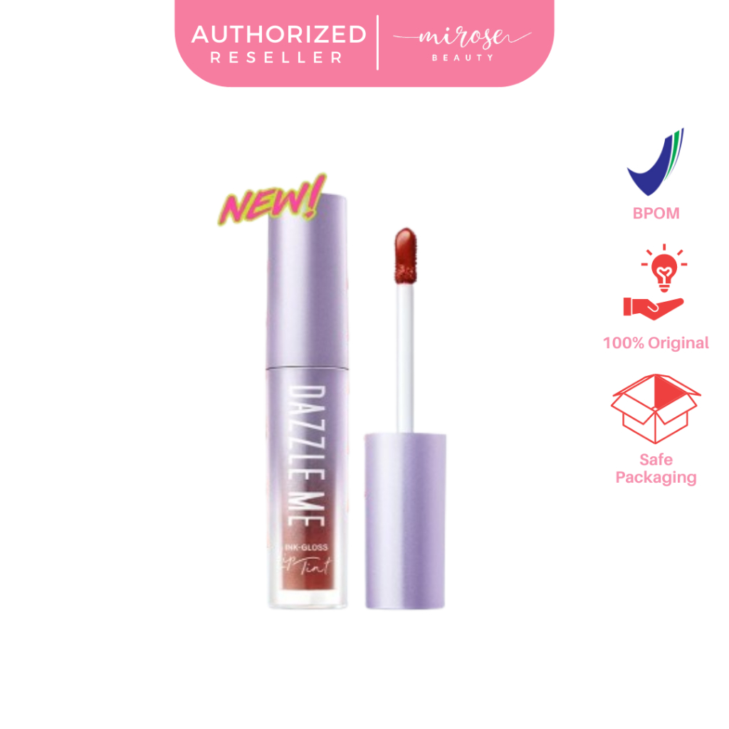 Jual [NEW LAUNCH] DAZZLE ME Ink-Gloss Lip Tint Watery Ink Gel Lip Tint ...