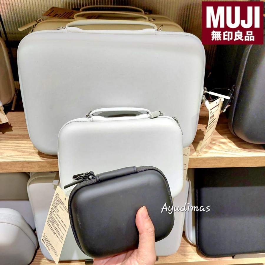 Jual MUJI Hard Case Pouch / Tempat Penyimpanan Serbaguna | Shopee Indonesia