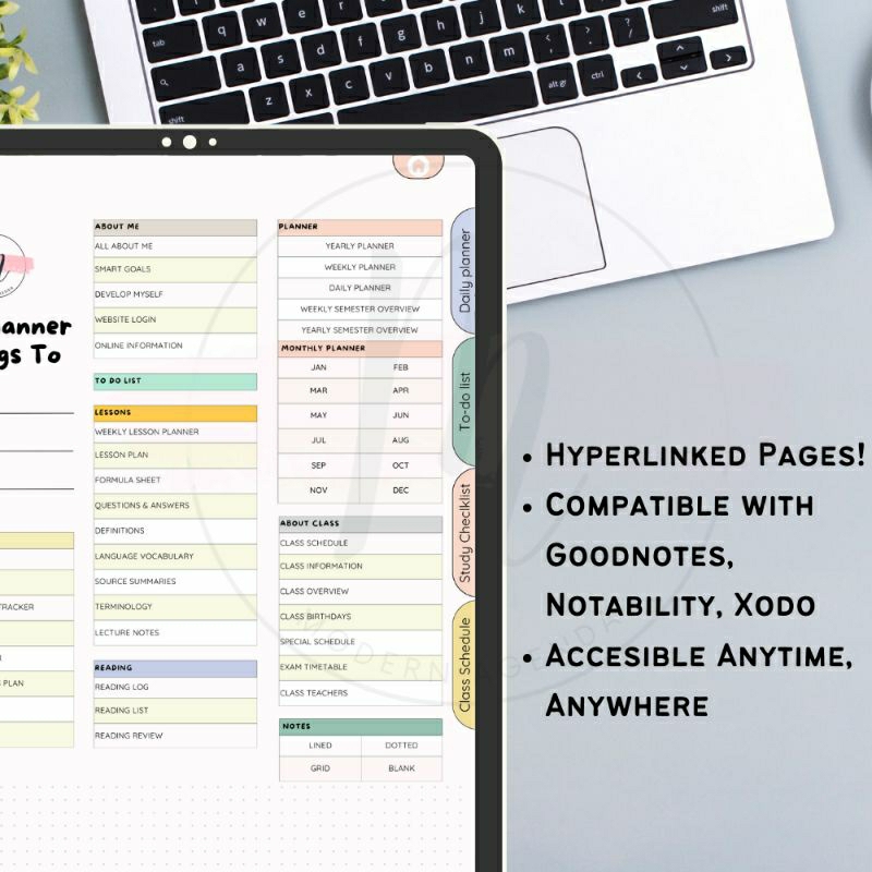 Jual Study Planner / Student Planner Digital Planner Lengkap untuk ...