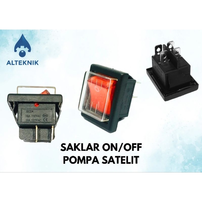 Jual SAKLAR/TOMBOL/SWITCH ON-OFF POMPA SATELIT | Shopee Indonesia