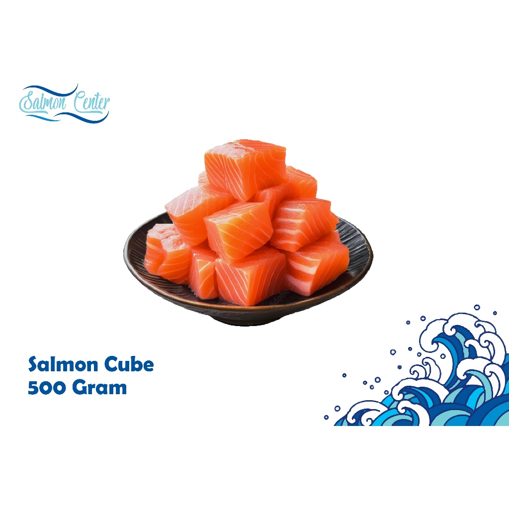 Jual Salmon Fillet Cube 500 Gram (Tanpa Kulit) | Shopee Indonesia