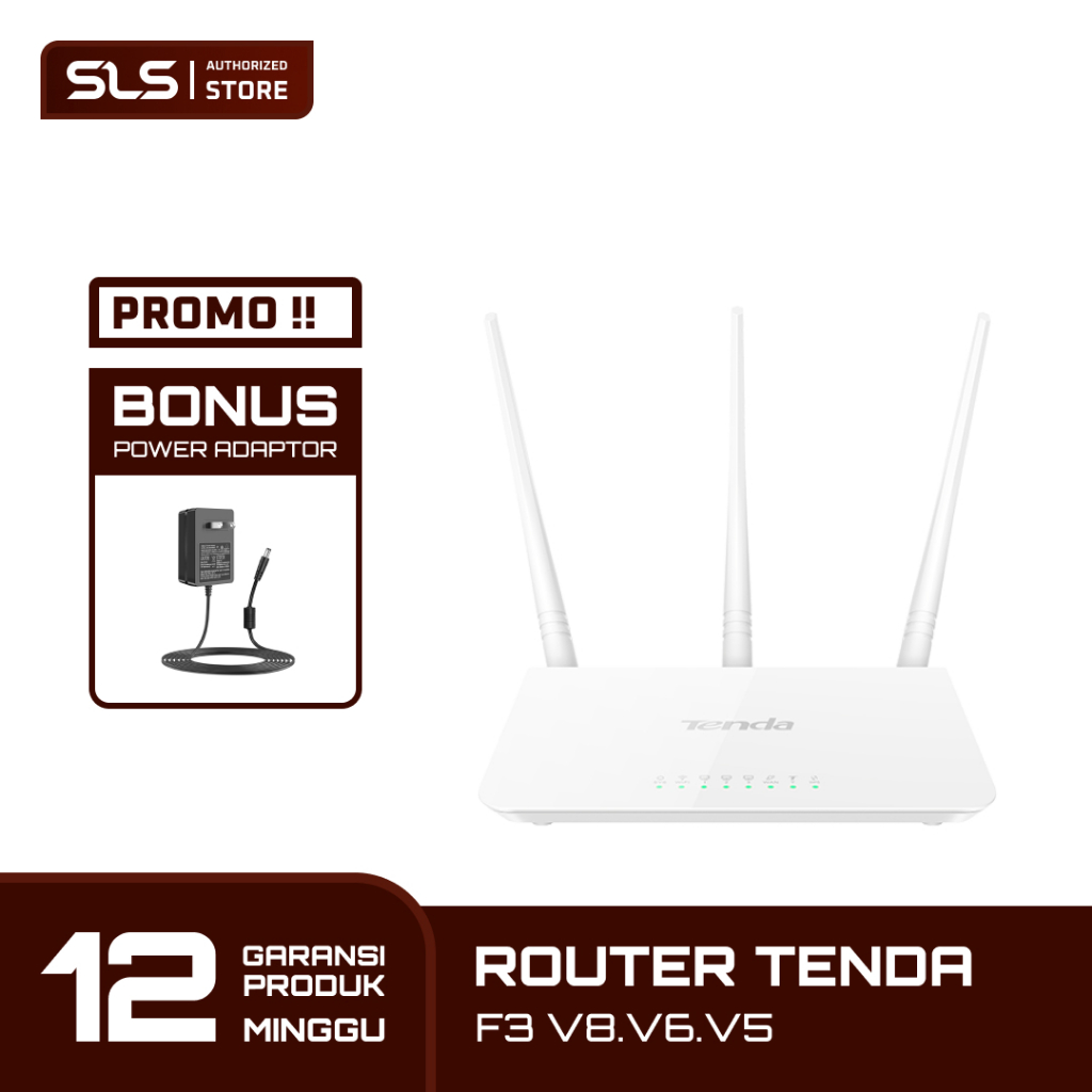 Jual Router Tenda F3 V8/V6/V5 Wireless Router WiFi 300Mbps Bekas ...