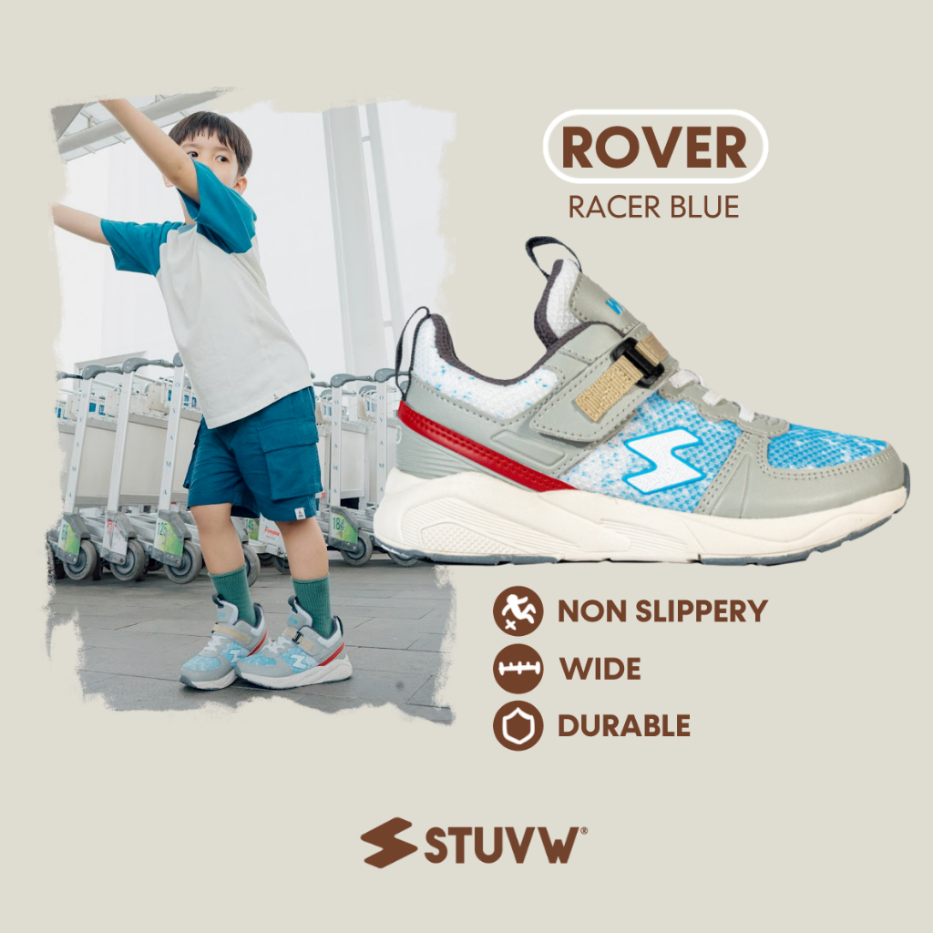Jual STUVW Rover Racer Blue - sepatu olahraga anak | Shopee Indonesia