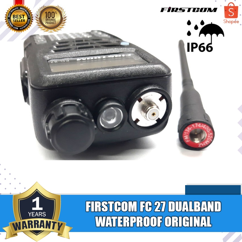 Jual FIRSTCOM FC27 Dualband Waterproof HT Firstcom Fc 27 Fc-27 IP66 ...