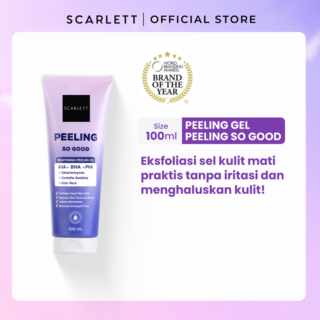 Jual SCARLETT Peeling Gel Peeling So Good Perawatan Wajah Eksfoliasi ...
