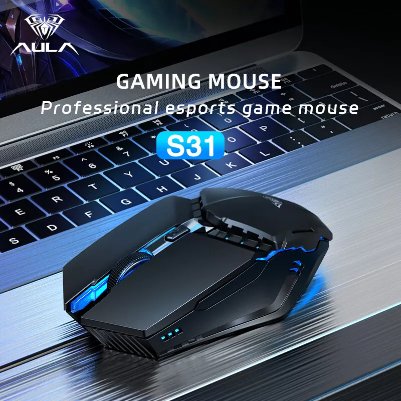 Jual AULA Mouse Gaming S31 LED Wired Gaming Mouse with Breathing ...