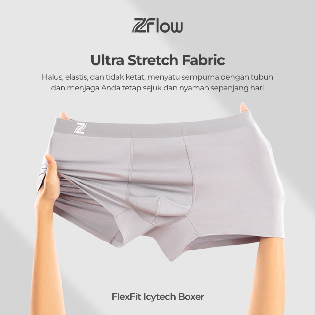Jual ZFlow FlexFit ICYTECH Boxer Pria 3 Pcs Underwear Man | Celana ...